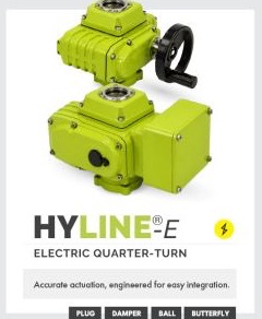 Advanced Actuators HYLINE-E Electric Quarter-turn Actuator Series