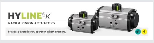 Advanced Actuators HYLINE-K Rack and Pinion Actuator Series