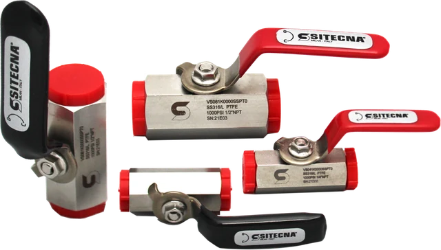 SITECNA hexagonal ball-valve configurations