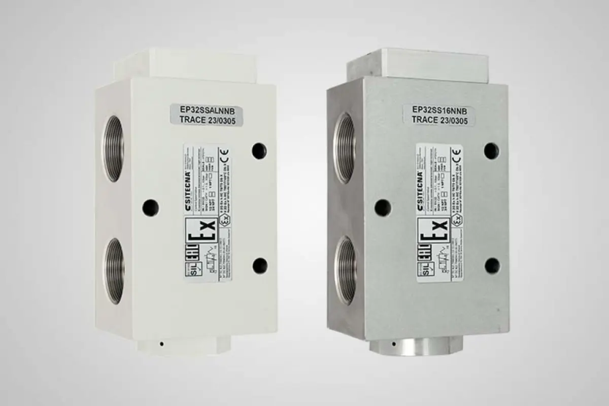 SITECNA EP Pneumatic Poppet Valve Series