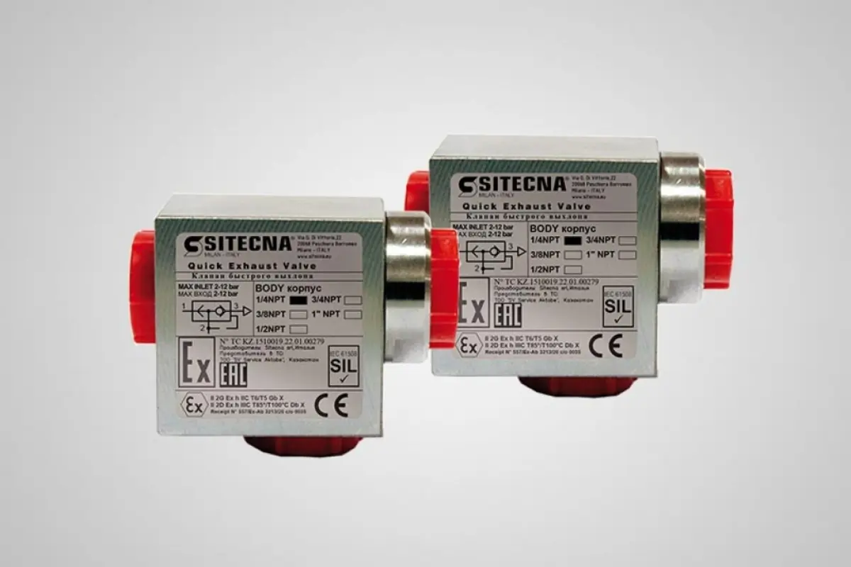 SITECNA VSR Quick Exhaust Valve Series