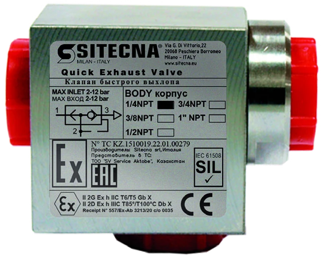 SITECNA VSR 不锈钢快速排气阀