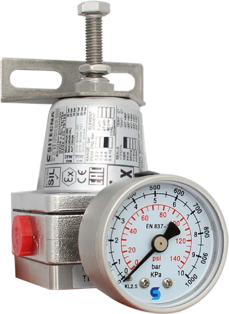 SITECNA R04 SS316L pressure regulator