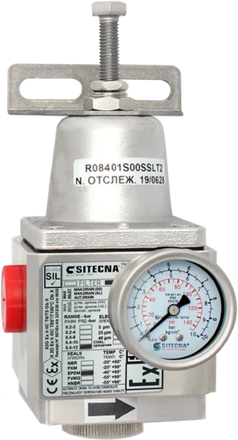 SITECNA R06 / R08 SS316L pressure regulator